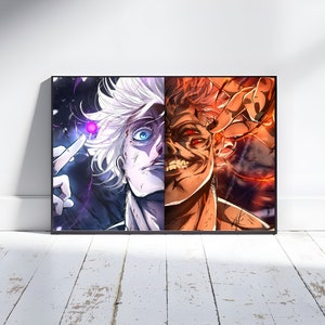 Jujutsu Kaisen Anime Sukuna Gojo Poster | Gojo Wall Art | Sukuna Poster | High Quality Poster | Anime Poster | Poster | Sukuna Gojo Poster
