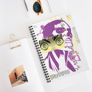 Attack On Titan Notebook, Armin Art, Gift for him, Anime Notebook, Anime Art, Custom Notebook, School Notebook, Diary, Attack On Titan Eren
