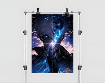 Jujutsu Kaisen Anime Gojo Poster | Gojo Wall Art | Gojo Poster | High Quality Poster | Anime Poster | Poster | Gojo Art | Gojo Satoru