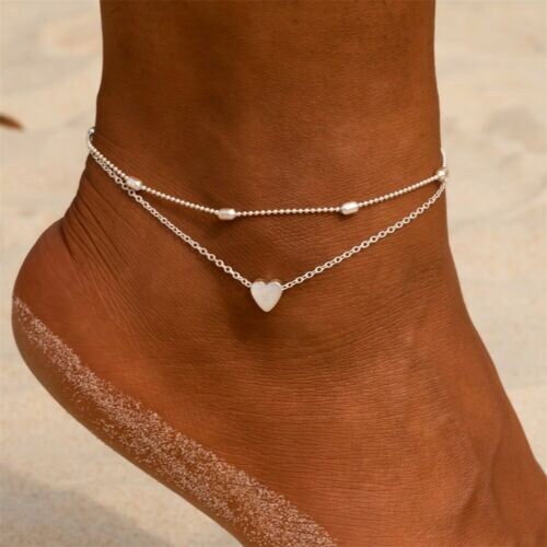 Best Seller Boho Anklet Heart Anklet layered Anklet dainty Etsy UK