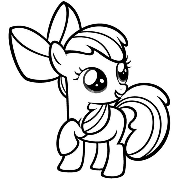 My Little Pony Unicorn Coloring Page For Girls