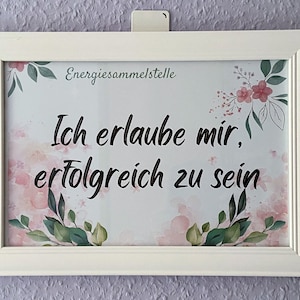 Image download with custom text | Floral pattern as a voucher | Certificate | Appreciation | Affirmation | Afformation