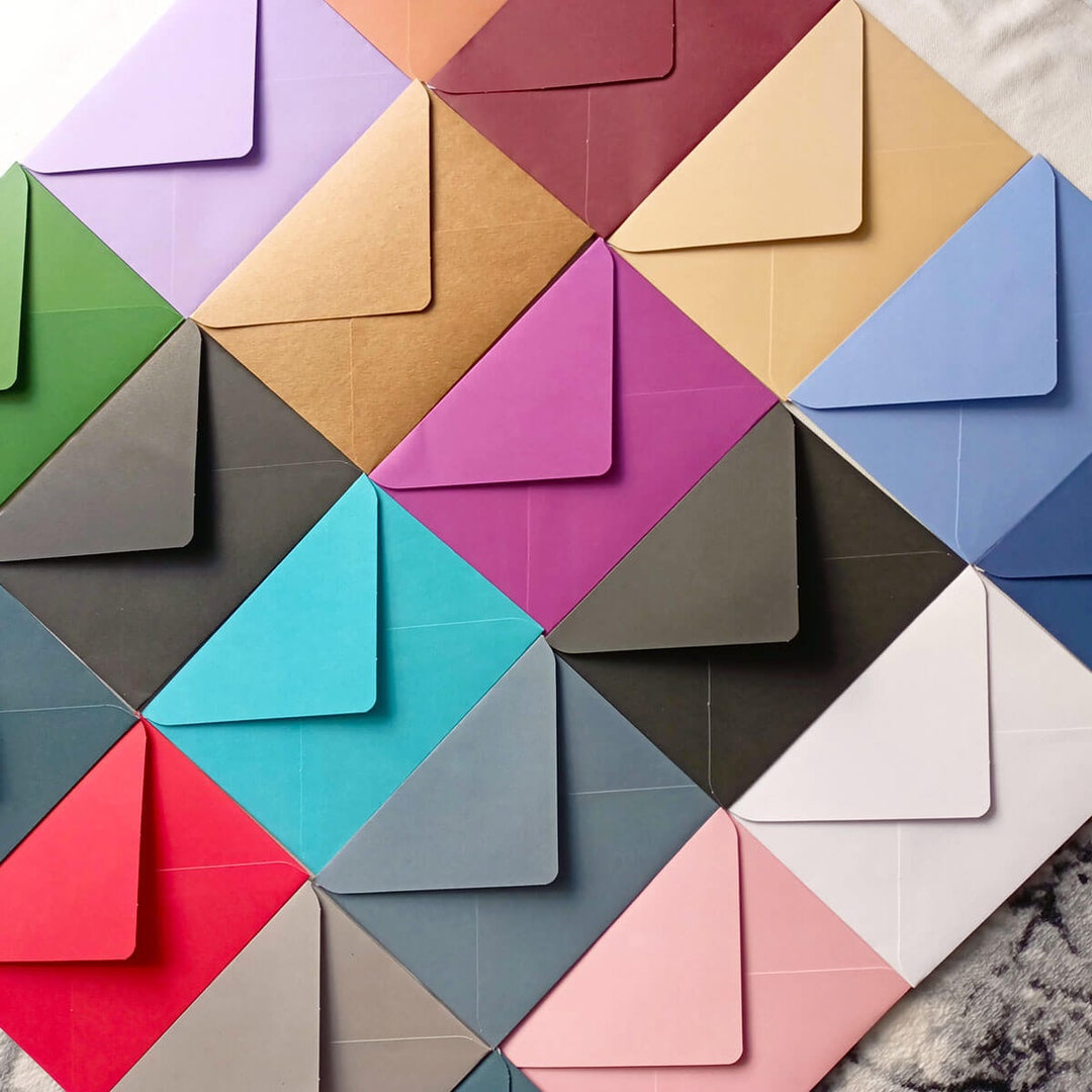 Wedding Invitation Envelopes Closed Envelope Colourful Envelope