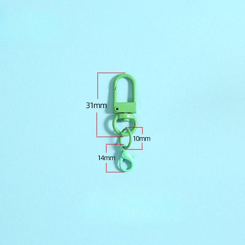 10pcs Colorful Alloy Lobster Clasp, Key Ring for Keychain, Lobster