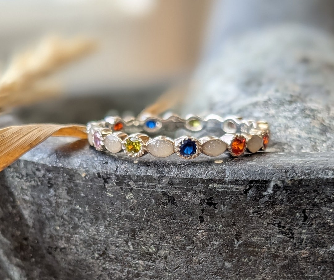 Birthstone Marquise Ring - Etsy
