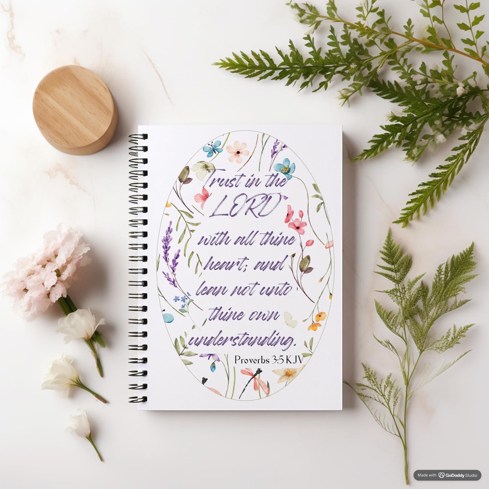 Bible Verse Notebook, Christian Spiral Notebook, Prayer Request Journal ...