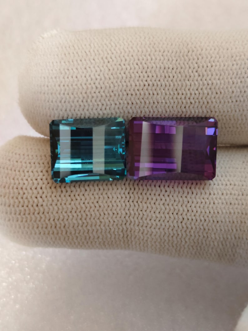 Pixel Cut Cubic Zirconia: Rectangle Loose Gemstone for Jewelry (10x14mm ...