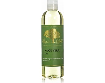 12 Oz Aloe Vera Oil 100% Pure Organic Cold Pressed