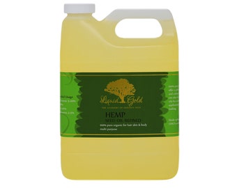 HEMP OIL REFINED 100% Pure Cold Pressed Organic Natural by Liquid Gold
