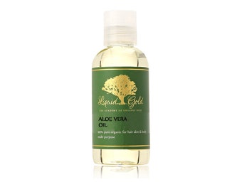 4 Oz Aloe Vera Oil 100% Pure Organic Cold Pressed