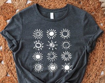 Summer Tshirt, Sunshine Shirt For Women, Summer Vacation Outfit, Summer Break Teacher Gift, Hello Summer Gift Shirt, Sun Lover Gift Shirt