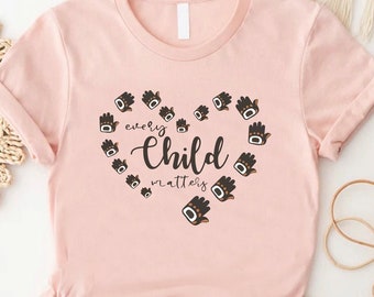 Orange Day Heart Shirt, Every Child Matters Shirt, Orange Shirt Day Gift, National Day For Truth And Reconciliation Shirt, Canada Day Shirt