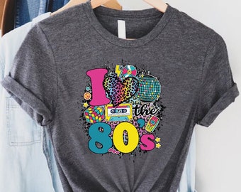 The 80s T-Shirt, I Love The 80s Shirt, 80s Cassette Tape Shirt, 80s Party Costume, Birthday 1980 Shirt, 80s Retro Shirt, 80s Vintage Shirt