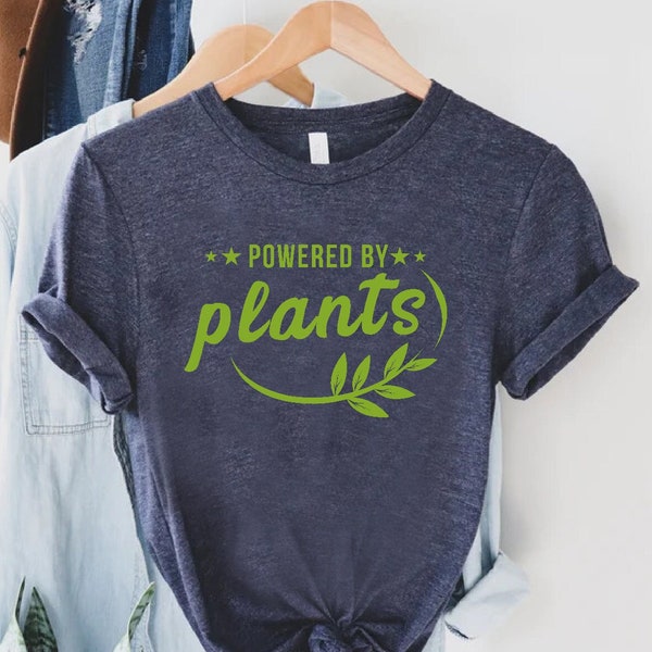 Powered By Plants Shirt, Vegetarian Shirt, Vegetarian Gifts, Herbivore Shirt, Herbivore Gifts, Plant Based Shirt,Plant Lover Shirt,Vegan Tee