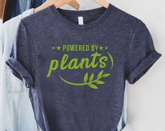 Powered By Plants Shirt, Vegetarian Shirt, Vegetarian Gifts, Herbivore Shirt, Herbivore Gifts, Plant Based Shirt,Plant Lover Shirt,Vegan Tee