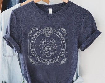 Scorpio Shirt, Scorpio Gift, Scorpio Zodiac T-shirt, Scorpio Astrology,Scorpio Birthday,Gift for Scorpio,Scorpio Star Sign Shirt,Scorpio Tee