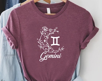 Gemini Shirt, Gemini Gift, Gemini Zodiac T-shirt, Gemini Astrology, Gemini Birthday,Gift for Gemini,Gemini Star Sign Shirt,Gemini Girl Shirt