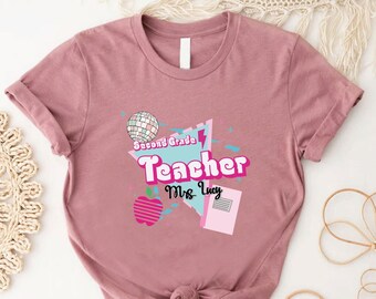 Second Grade Teacher Shirt, Custom 2nd Grade Teacher Tshirt, 2nd Grade Team Shirt, 2nd Grade Crew Shirt, Teaching Shirt, Grade Level Shirt