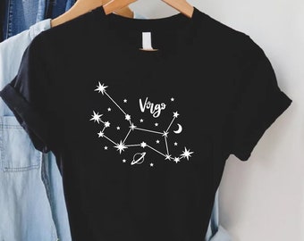 Virgo Shirt, Virgo Gift, Virgo Zodiac T-shirt, Virgo Astrology, Virgo Birthday, Gift for Virgo, Virgo Star Sign Shirt, Cute Virgo Girl Shirt