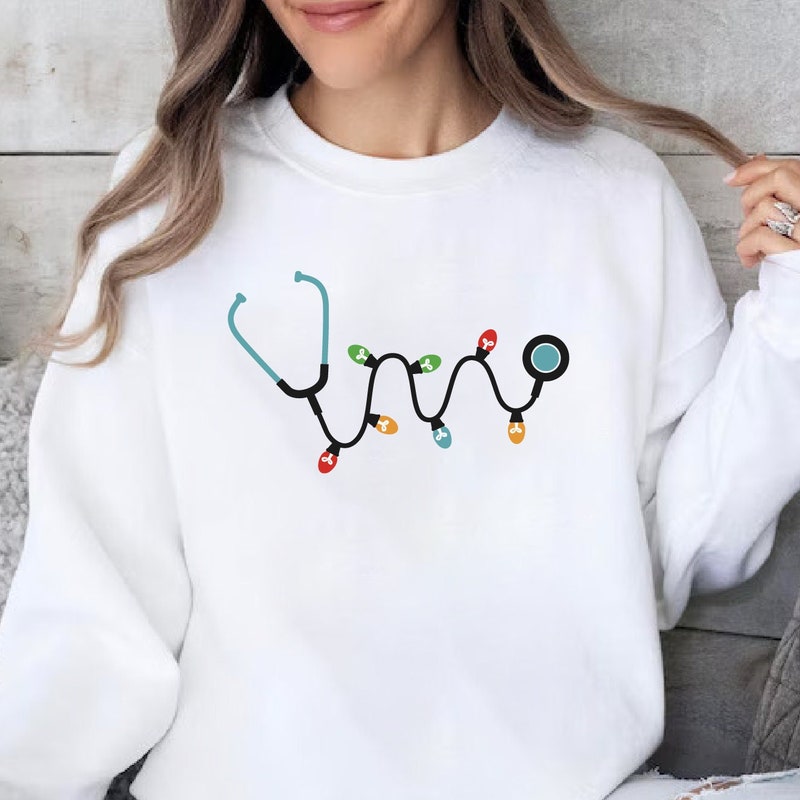 Christmas Stethoscope Sweatshirt