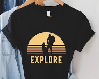 Explore Shirt, Adventure Shirt, Hiking Gift Shirt, Nature Lover Gift, Mountain Shirt, Travel Shirt, Camping Shirt, Outdoor Shirt, Camper Tee