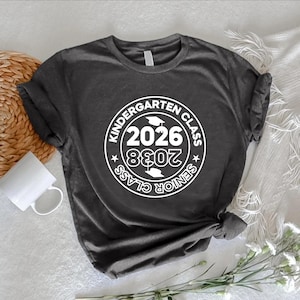 Kindergarten Grad Shirt, Class of 2026, Graduation Gift image 1