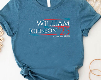 Custom Election Shirt,Personalized Election Shirt Gift,Custom Name Tee, Customized 2025 Tee,School Election Tee, Campaign Tee, President Tee