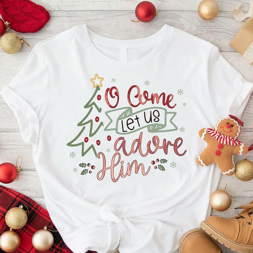 Christmas Shirt, Christmas Nativity Shirt, Religious Christmas Gifts, Christian Christmas, Jesus Shirt, Christian Gift, Gift For Women-Men Transforming Art Into Apparel Shopseatcar