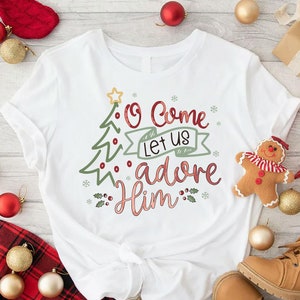 Christmas Shirt, Christmas Nativity Shirt, Religious Christmas Gifts, Christian Christmas, Jesus Shirt, Christian Gift, Gift For Women-Men