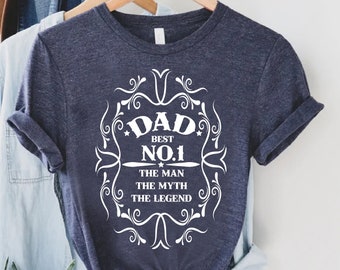 Best Dad Shirt, Dad The Man The Myth The Legend Shirt, Fathers Day Shirt, Fathers Day Gift, Vintage Dad Shirt, Dad Quote Shirt, Cute Dad Tee