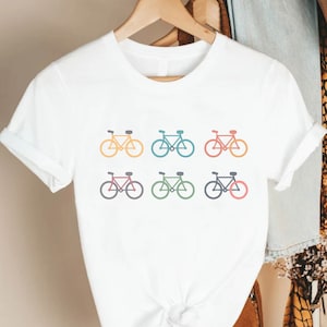 Bicycle Shirt, Cycling Shirt, Bicycle Gift, Funny Cyclist Tshirt, Funny Biker Shirt,Colorful Bicycle Shirt,Bicyclist Shirt,Bicycle Day Shirt