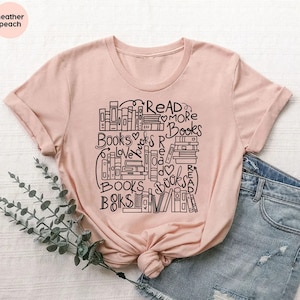 Read More Books Tshirt, Reading Books Shirt, Bookish Shirt, Librarian Gift, Reading Teacher Outfit, Bookworm Gift Shirt, Holiday Tshirt