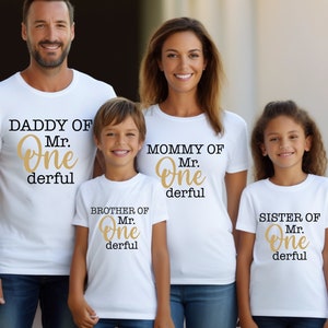 Matching family outfits for first birthday new arrivals