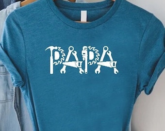 Papa Shirt, Papa Tools Shirt, Funny Papa Birthday Shirt, Papa Fix It Shirt, Gifts For Grandpa, Mechanical Papa Shirt, Fathers Day Shirt Papa