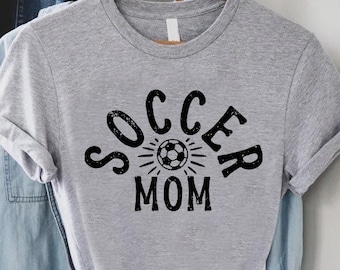 Soccer Mom Squad Shirt, Soccer Team Mom Gift, Mothers Day Gift,Soccer Mom Life Gift,Game Day Shirt For Mom,Football Day Shirt,Sports Mom Tee