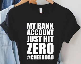 Father Shirt, Dad Gift, Funny Dad Shirt, Cheer Life Shirt, Cheerleader Shirt, Fathers Day Shirt, Gift For Father, Sarcastic Dad Shirt