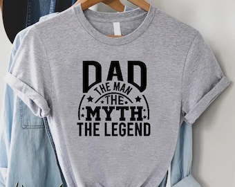 Dad Shirt, Dad The Man The Myth The Legend Shirt, Men Shirts For Birthday, Funny Shirt For Husband, Funny Fathers Day Shirt, Dad Gift Funny
