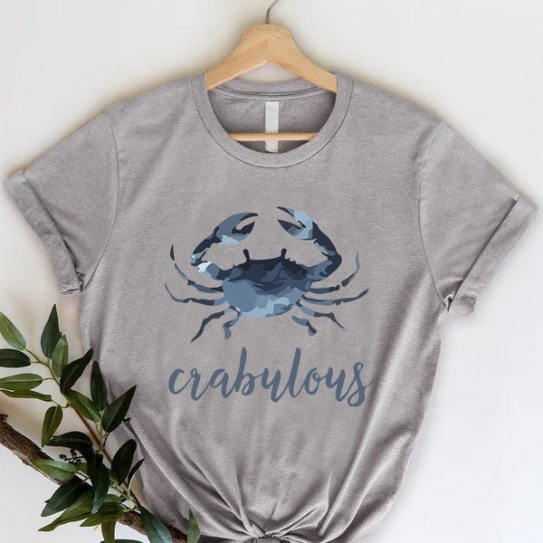 Crabulous Shirt,Crab Gifts,Crab Lover Shirt,Beach Life Shirt,Funny Crab Shirt,Sea Life Shirt,Crab Tee,Crabbing Shirt,Crab Hunting Shirt