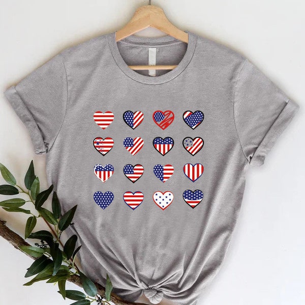 American Flag Heart - Etsy