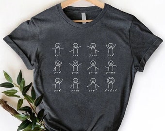 Funny Math Teacher Shirt,Stick Figure Shirt,Math Lover Gift,Funny Math Shirt,Math Teacher Gift,Funny Back To School Gift,Math Nerd Shirt