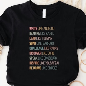 Women In History T-shirt, Women History Month Shirt, Women Empowerment Shirt, Women&#39;s Day Gift,Women Rights Tee,Inspirational Feminist Shirt
