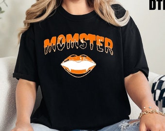 Momster Comfort Colors® Shirt, Vampire Mom Shirt, Halloween Mom Shirt, Halloween Family Gift, Spooky Mama Shirt,Trick or Treat Mother Shirt