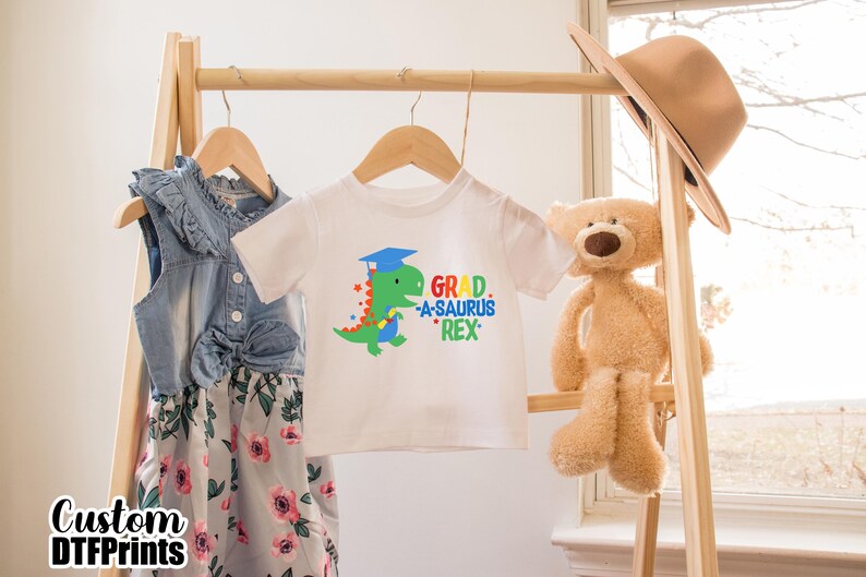 Kids Grad Saurus T-shirt, Kid's Graduation Shirt, Dinosaur Graduate Tee ...