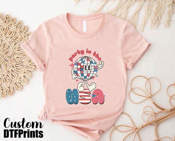Party In The USA Shirt, Kids Independence Day Shirt, Patriotic Party Shirt,American Pride Tee,4th of July Tshirt For Kids,American Kids Gift