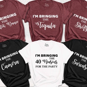 40th Birthday Party Shirts, Birthday Gift, Funny Birthday Crew Shirt, Birthday Party Group Shirts, Funny Saying Custom Birthday Party Shirts