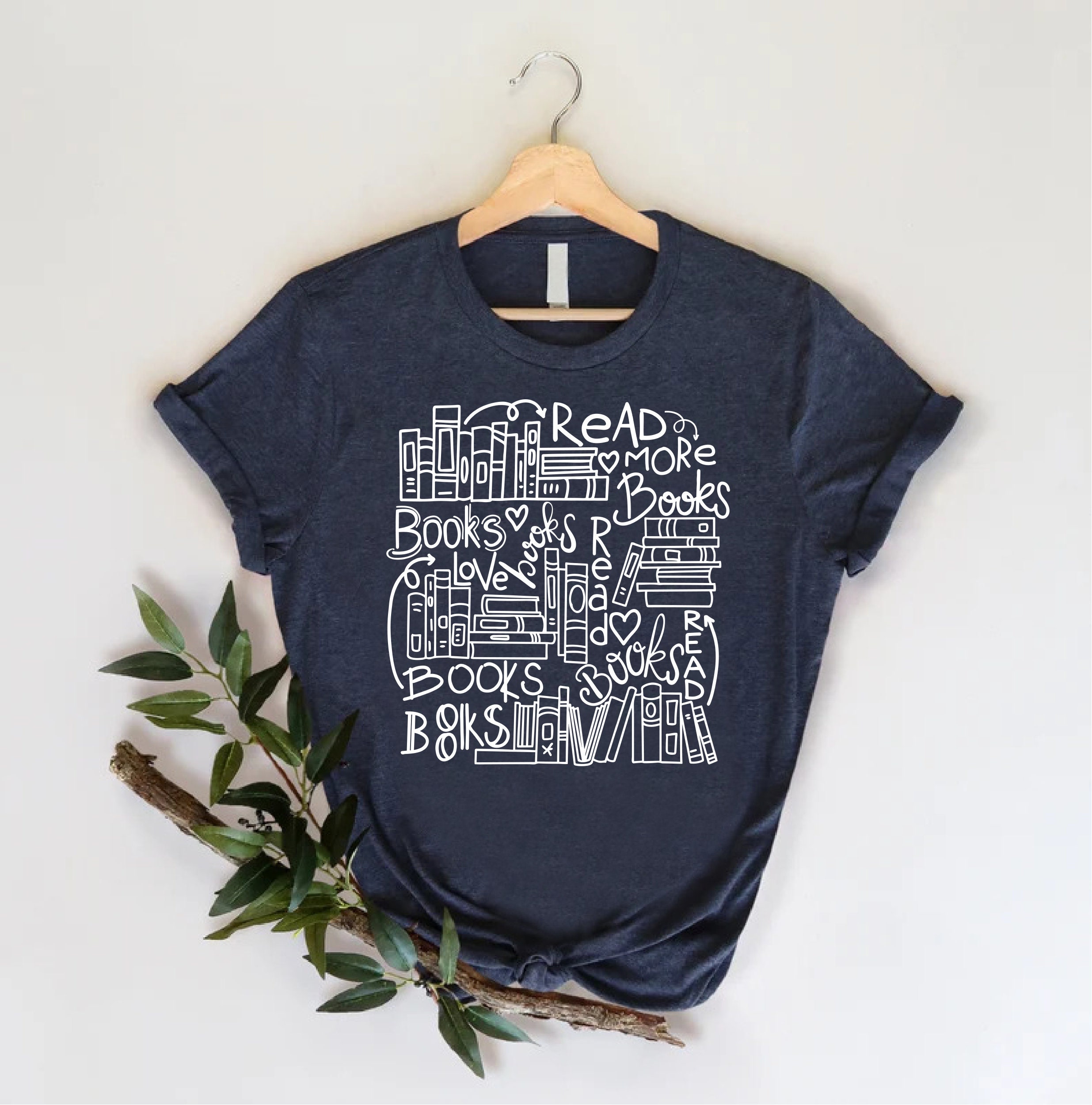 Read More Books Tshirt, Reading Books Shirt, Bookish Shirt, Librarian ...