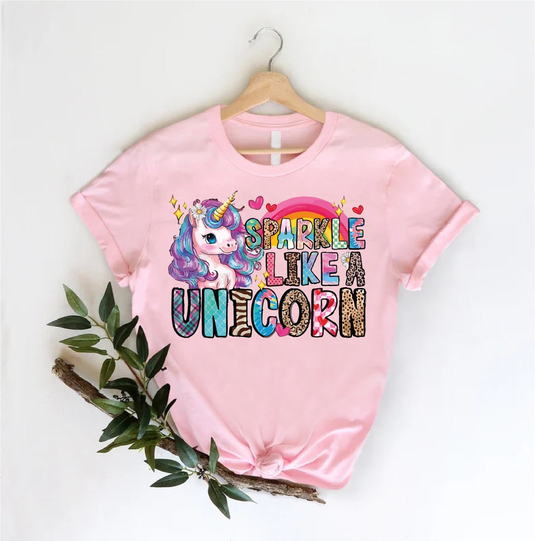 Sparkle Like A Unicorn Shirt, Gift for Unicorn Lover, Girls Birthday