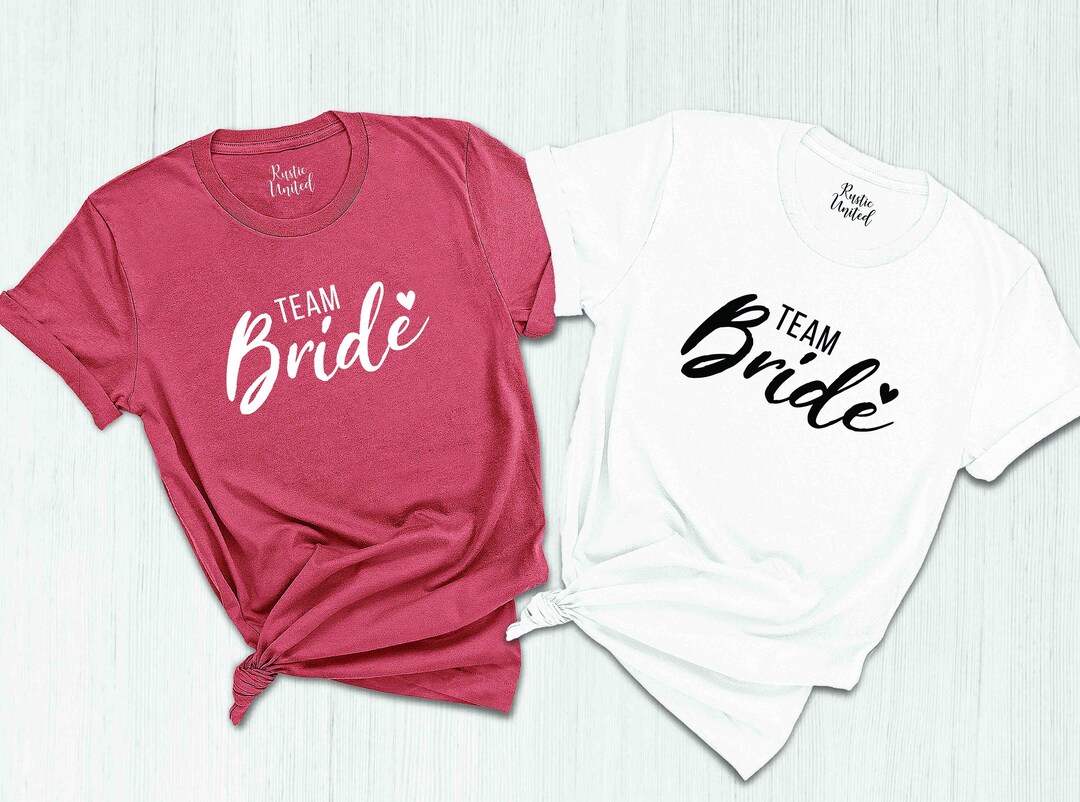 Team Bride Shirt, Bachelorette Party Shirt, Bridal Party Shirt ...