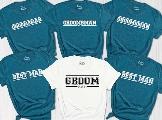 Custom Bachelor Party Shirt, Groom Shirt, Best Man Shirt, Grooms Man Tee,Personalized Wedding Party Shirt,Groomsmen Proposal Gift,Groom Gift