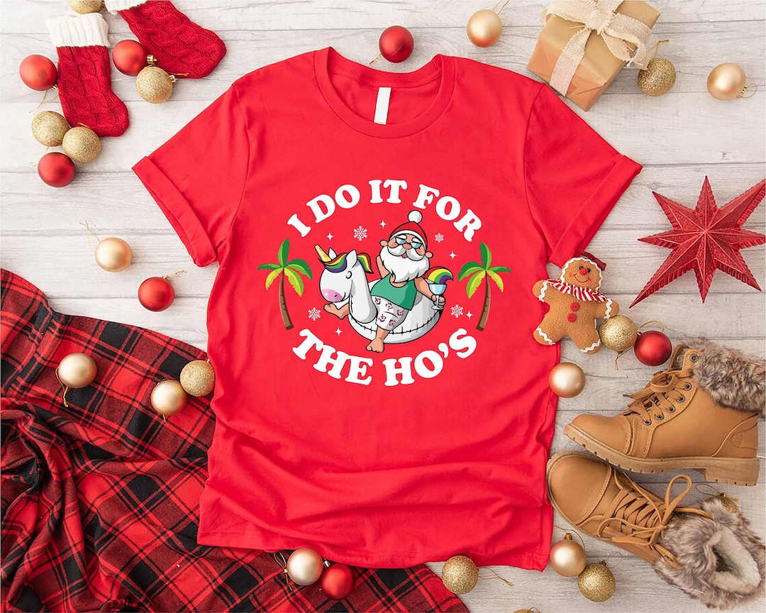 July Christmas Shirt, Tropical Christmas Shirt, Funny Christmas in July